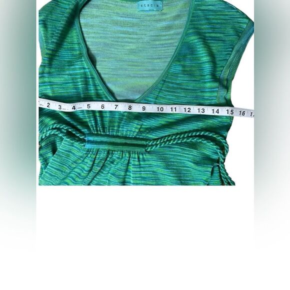 Anthropologie STACIA Bamboo Rope Belt MIDI Dress Size M - Picture 12 of 15